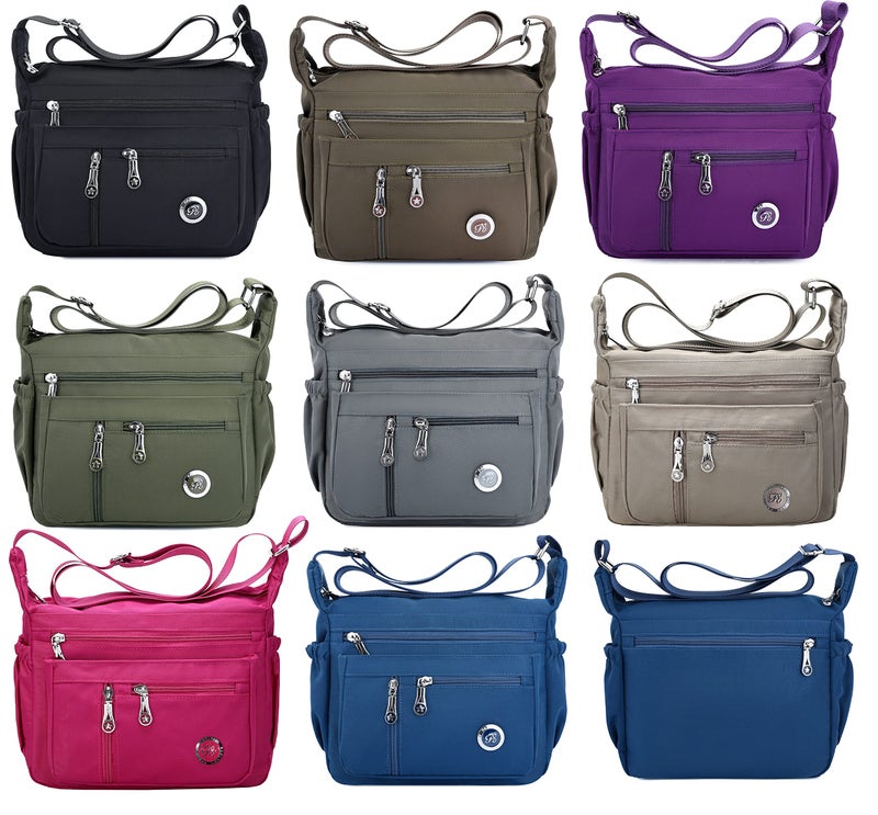 Fabuxry Purses and Shoulder Handbags for Women Crossbody Bag Messenger Bags (Khaki) - Image 2